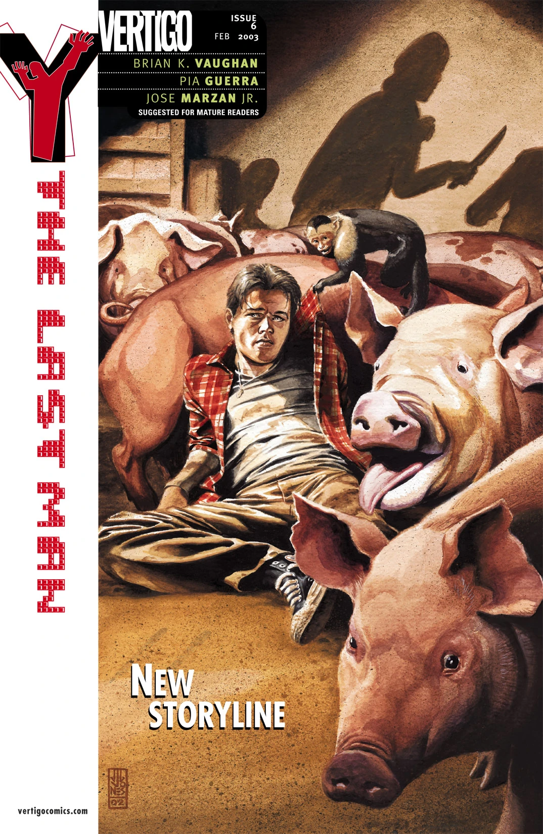 Y: The Last Man #6 (DC, 2002 — Cover A) cover